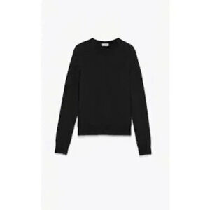 Yves Saint Laurent Vintage Wool Sweater Black, Size L